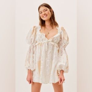 For Love and Lemons Sonia Lace Mini Dress